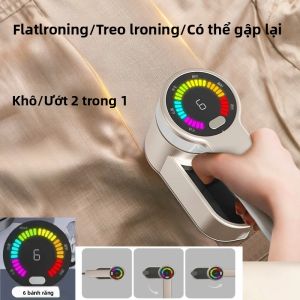 Bàn Ủi Hơi Nước Du Lịch Cầm Tay Thông Minh Mini Với Màn Hình LCD Để Là Quần Áo