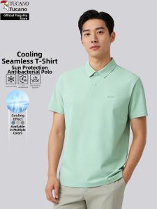 TUCANO | Cool Antibacterial Ice Silk Sun Protection Mens Polo Shirt