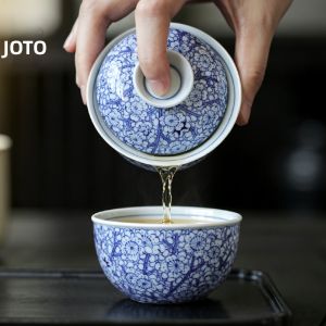 Joto | Bộ Trà Đẹp Truyền Thống Trung Quốc Xanh và Trắng