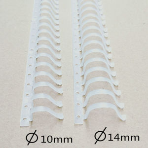 Transparent Plastic Loose Leaf Binding Rings A4 Notebook Detachable Spiral Binding Clips B5 A5 Office Equipment Consumables