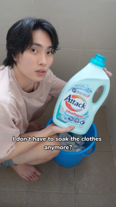 Attack Liquid Detergent 3.6kg | 2-in-1 Softener Fruity Perfume Floral Perfume Colour Protection Ultra Power