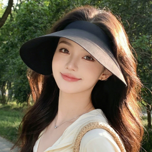 XINGGONGGUAN | Sun Protection Large Brim Visor Cap