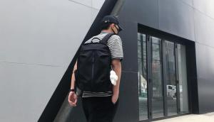 ATHACER Men & Women Same Astronaut Pendant Backpack Casual Trend Student School Bag Waterproof Computer Bag