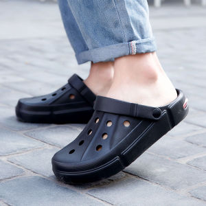 Thoáng Khí Jane Yifan Nam Dép Có Tay Đóng Cửa Đế Dày Nhựa Trên Dành Cho Thanh Niên Hợp Thời Trang Sân Vườn Mùa Hè Giày Đi Biển