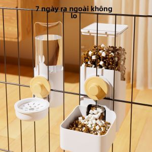 MONLEYTA | Máy cung cấp nước tự động cho mèo Chậu ăn thức ăn cho chó và mèo Máy trộn thức ăn Phụ kiện chăm sóc thú cưng Chậu ăn cho mèo