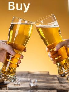 Creative Personalized Large Size Wheat Beer Glass Set Bar Special Use Home Use Crystal Glass Beer Mug Set Popular on Internet
