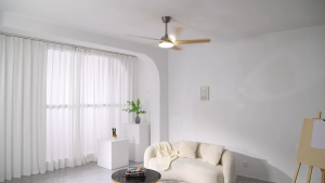 52-inch ceiling fan 6-speed DC motor with forward and reverse rotation modern simple dining living room and bedroom lamp smart bedroom home ceiling fan light suitable for villas balconies hotels living rooms and bedrooms.