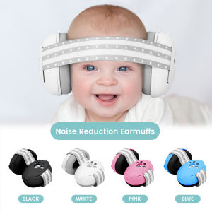 Ear Muffs for Infants with Elastic Headband Baby Earmuffs Ideal for Flights Baby Ear Noise Reduction Earmuffs - Baby Headphone