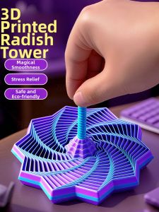 WANWEI | 3D Printed Creative Stress Relief Toy with Visual Illusion Foldable Polyhedron Desktop Decor