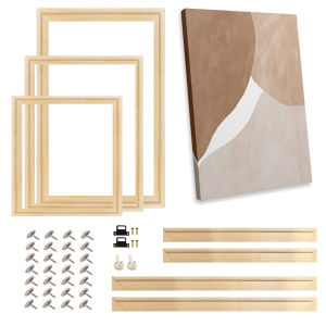 40x80 50x100 ธรรมชาติกรอบรูปไม้สําหรับผ้าใบกรอบเพชรภาพวาดกรอบโปสเตอร์กรอบตกแต่งบ้าน
