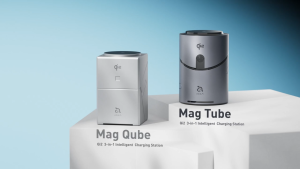ADAM Elements Mag Tube Qi2 3-in-1 Intelligent Charging Station