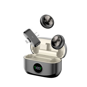 K31Pro 2.4G Wireless Lavalier Dual ไมโครโฟน 5.3 บลูทูธ ENCNoise ยกเลิกดิจิตอลจอแสดงผลสําหรับถ่ายภาพวิดีโอการบันทึก