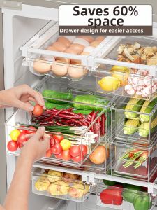BAOJIAWANG | Freezer Fresh Food-grade Drawer Type Storage Box