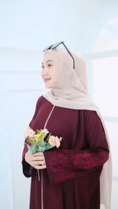 KAFTAN BORIDIR ANNA EXSLSUSIVE ANNASIHAH GAMIS KAFTAN POLOS PESTA KONDANGAN WANITA MUSLIMAH