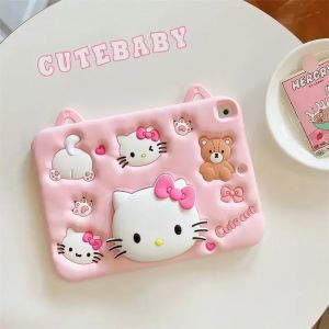Sanrio | Kids EVA Hello Kitty Stand Case for Samsung Galaxy Tab A9 8.7" X110 Tab A9Plus X216 Tab A8 a7 Lite T220 Shockproof Cover Funda