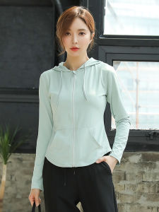 Womens Sportswear Jacket Long Sleeve Lightweight Quick Dry Breathable Fitness Running Yoga Outerwear Spring Autumn Morning