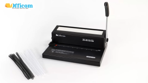 100pcs A4 Plastic Spiral Ring Binder – Officom 46 Holes 4:1 Pitch 45–120 Sheet Capacity for Notebook Binding