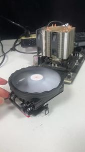 120MM CPU Air Cooler 4PIN PWM Lightless PC Processor Radiator Fan for Intel 2011 X79 X99 1700 1366 115X 1200 Ventilador