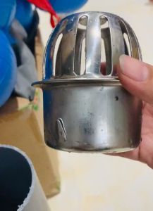 Quả cầu lọc rác inox đế liền lắp các cỡ ống 60 - 110mm