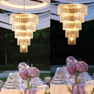 MOYE | Outdoor Waterproof Adjustable Crystal Floor Lamp