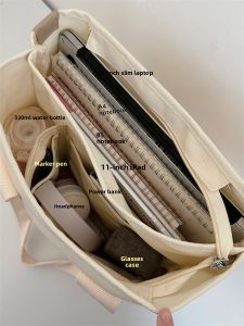 Large Capacity Commuter Canvas Shoulder Bag Simple Retro Japanese Style for Class Versatile Student Tote Bag Casual School Bag