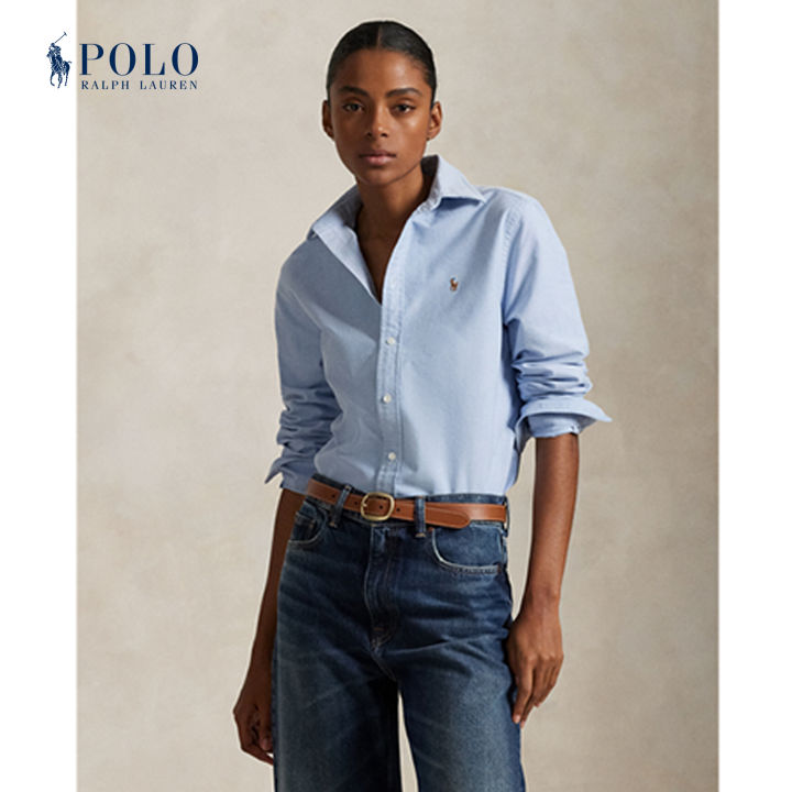 Polo Ralph Lauren Women Classic Fit Cotton Oxford Long Sleeve