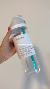 Owala Sport Water Bottle 25oz Plastic transparent cup Lightweight Gym/Travel/Outdoor Tumbler