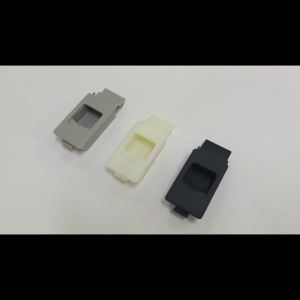 7pcs DK725 Plastic Plane Sliding Lock Quick Installation Side Door Latch Cabinet Box Latch