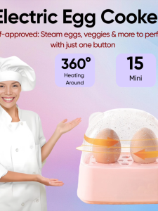Magical Electric Egg Cooker Steamer 220V Auto Shut-Off Effortless Cooking 6/12/2 Eggs Multi-Functional Kitchen Breakfast