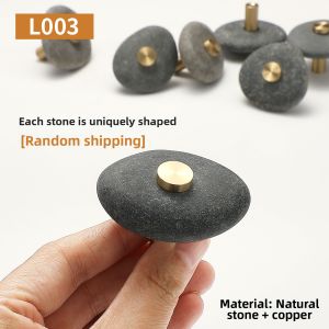 DIHUANTUO | Single Hole Furniture Handle Stone Metal Personalized
