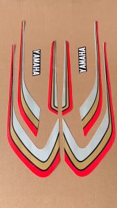 Striping Stiker yamaha rx s rxs special spesial Merah Silver Standar Variasi Fullset Berkualitas