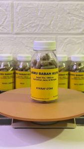 Obat Herbal untuk Syaraf Otak Obat Herbal Atasi Masalah Pada Syaraf Otak Pendarahan Di Otak Penyempitan Syaraf Otak Sering Pusing Kleyengan - Jamu Babah Kuya (KAPSUL)