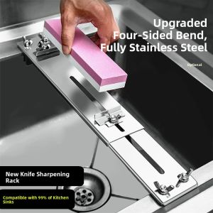 UBT | Adjustable Stainless Steel Knife Sharpener Holder with Non-slip Feature