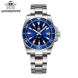 ADDIESDIVE Mens Watch 200m Water Resistance Ceramic Bezel Sapphire Glass BGW9 Super Luminous Automatic Stainless Steel Watch