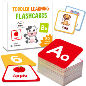 Letter Number Word Shape Animal Learning Flash Cards