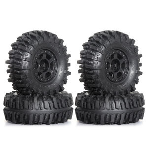 Lốp Cao Su Beadlock RED SPIDER 4 Chiếc 1.0 Inch Dành Cho Xe RC Crawler 1/18 1/24 Traxxas TRX4M Axial SCX24 AX24 FCX24 Nâng Cấp Phụ Tùng Xe Hơi