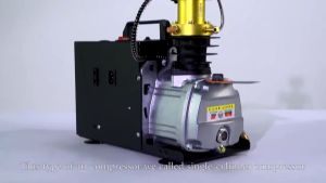 Tuxing TXES022 4500psi 300bar 30MPa PCP Adjustable High Pressure Air Compressor Submerged Gas Cylinder Filling High Pressure Pump(Auto Stop)