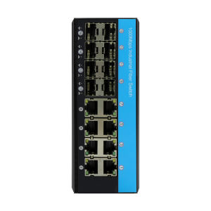 OLYCOM | POE Switch 8 Port Managed Outdoor Switch L2 10/100/1000M 8 Port SFP with Din Rail Mounted Vlan QoS STP/RSTP