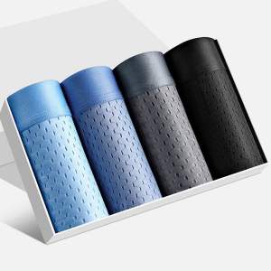 [Combo 4C] Quần lót nam thun lạnh lụa lưới siêu thoáng mát_Quần sịp đùi nam_Quần lót nam boxer nam tính