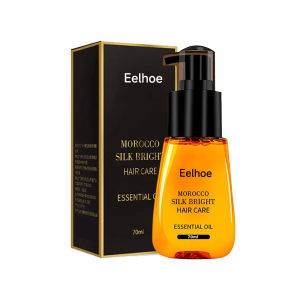 Eelhoe Morocco Silk Bright Hair Care Hair Care Serum Rapid Repair Damaged Knot Improve Frizz Scalp Itching Hair Treatment for Dry Damaged Hair Essential Oils Protein Nourishing Smoothing Hair Damaged Repair Frizzy Treatment Care Hair Softener Cream