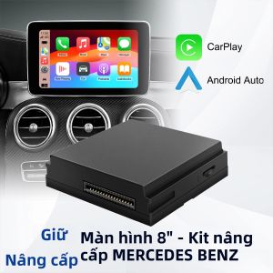 Hộp Giải Mã CarPlay Không Dây Và Android Auto Dành Cho Hệ Thống Mercedes Benz NTG4.5 Tương Thích Với Các Mẫu Xe Harman Becker 2012-2015