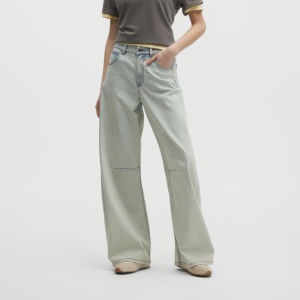 Bananain | Moisture-wicking Wide Legged Jeans Pants