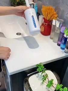 [SG Stock] Disposable Toilet Brush With 8 Bush Head Wall Mounted Household Toilet Cleaning Set