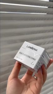 AOLIAO LANBENA Blackhead Remover Nose Mask Pore Strip Shrink Pores Black Mask Peeling Acne Treatment Deep Cleansing Natural Bamboo Charcoal Face Mask Oil Control Skin Care