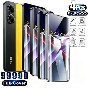 TAOYUNXI | 4Pcs Soft Hydrogel Film Screen Protector For Poco F8 Ultra X8 Pro Max X7 Pro X6 F7 F6 M8 M6 M7 Plus C65 C75 HD Protective Film