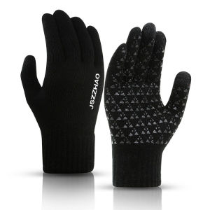 Winter Gloves for Men Women - Upgraded Touch Screen Cold Weather Thermal Warm Knit Glove for Running Driving Hiking