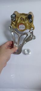 Kaliper 2Piston 2P Big LOGO Babet + Breket Belakang Pnp Vixion Sonic GSX Ninja150 R Ninja R RR Satria Fu R15 Cb150r Cbr150r