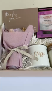 [SG] Personalised Violet Bliss Gift Box Set Customised Bridesmaid Gift Birthday Gift Wedding Gift