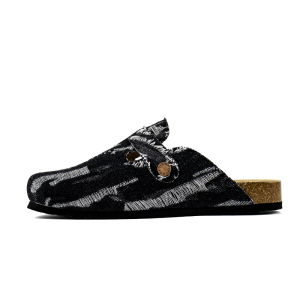 BOKEN Men Sandals Clogs Mules Beach Outdoor Shoes Slides Soft Cork Footbed Closed Toe