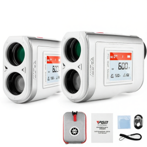 PGM GOLF | HD Display Target-locking Vibration Slope-compensation Golf Rangefinder 1300 Yards